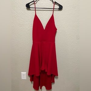 Windsor Red high low Romper L
